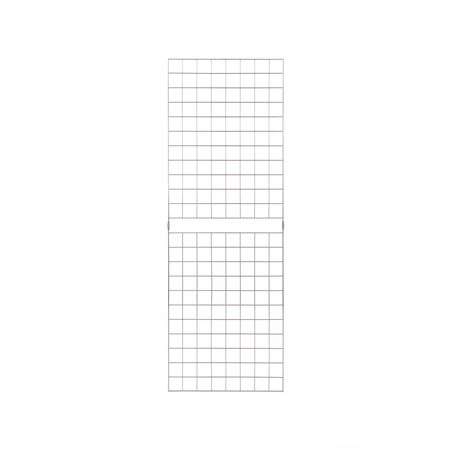 ECONOCO 2'x6' Chrome Portable Grid Panel, Pack Of 3 C2X6